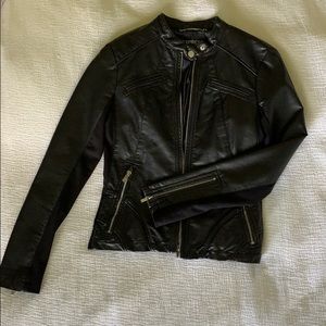 Faux Leather Jacket
